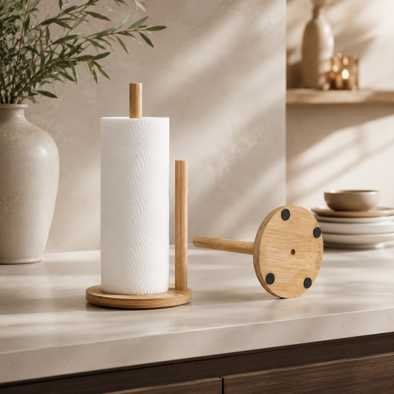 Maison Bamboo™ Paper Towel Holder