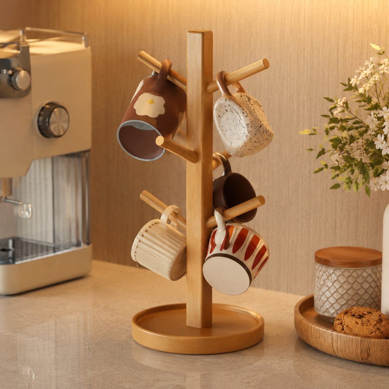 Maison Arbor™ Wooden Mug Stand