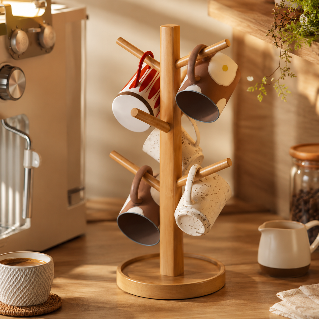 Maison Arbor™ Wooden Mug Stand