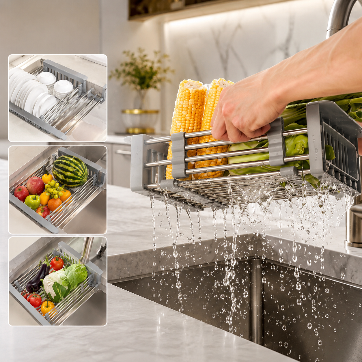 Égouttoir™ Expandable Sink Rack