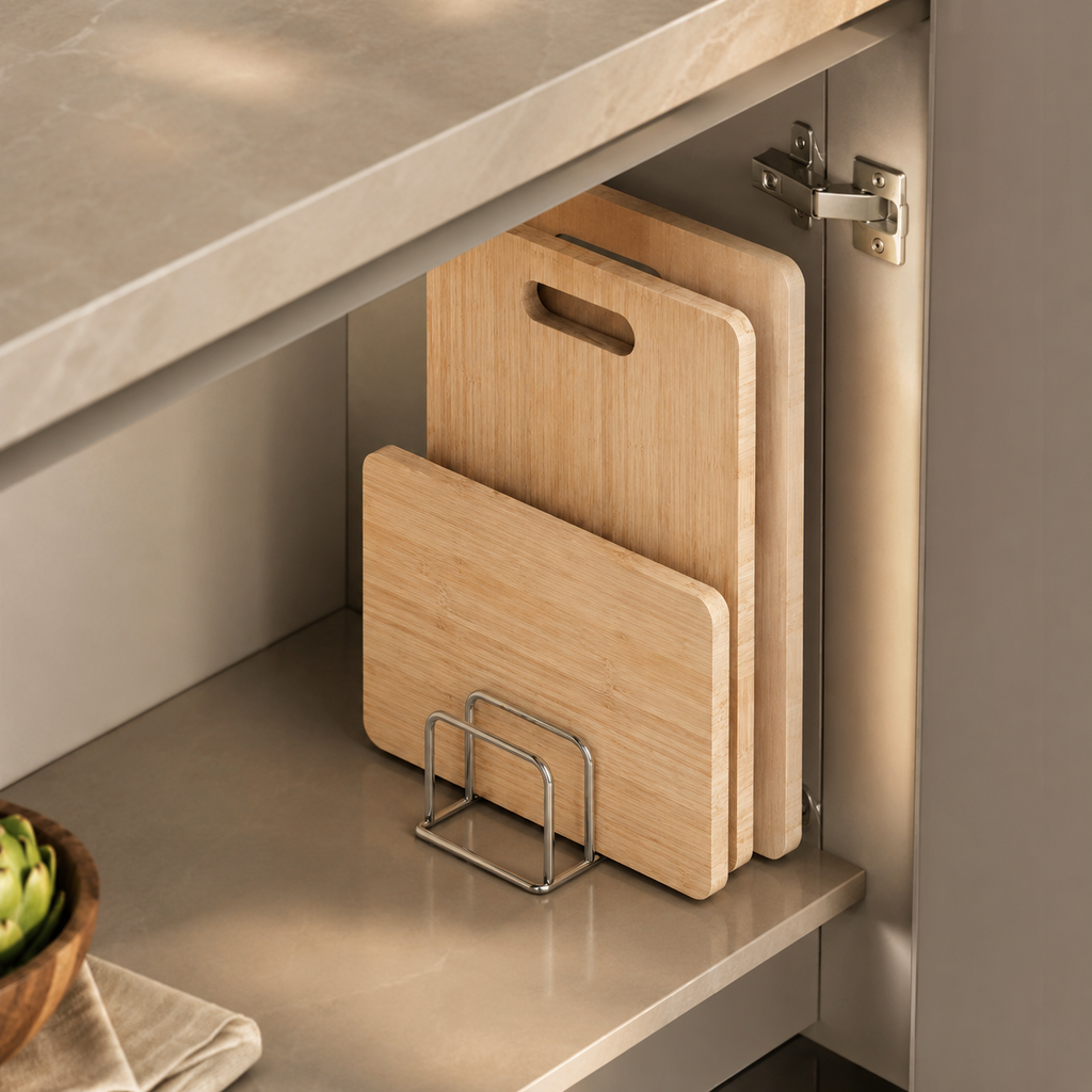 Chrome™ Board & Lid Organizer