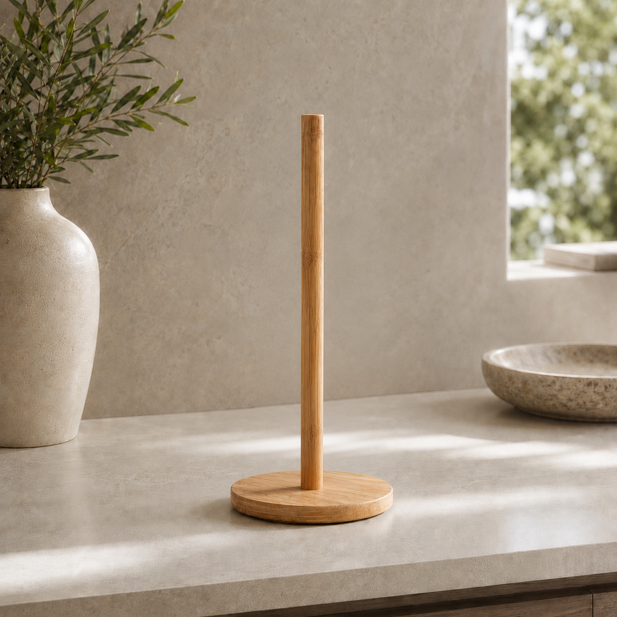 Maison Bamboo™ Paper Towel Holder