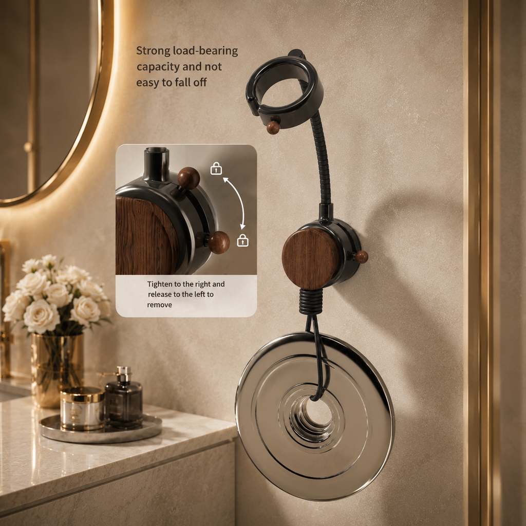 Luxe 360° Wall-Mounted Styling Tool Holder
