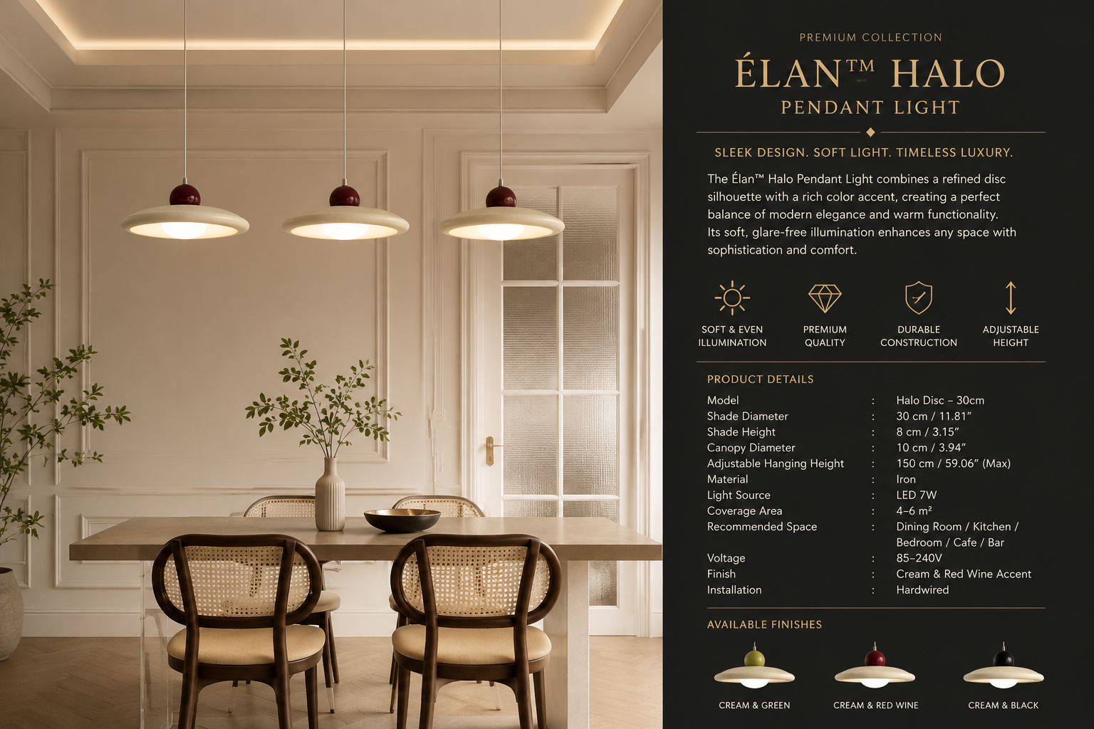 Élan™ Trio Pendant Light