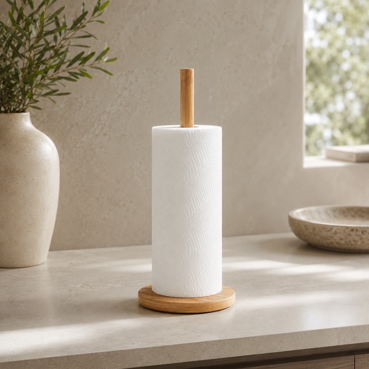 Maison Bamboo™ Paper Towel Holder