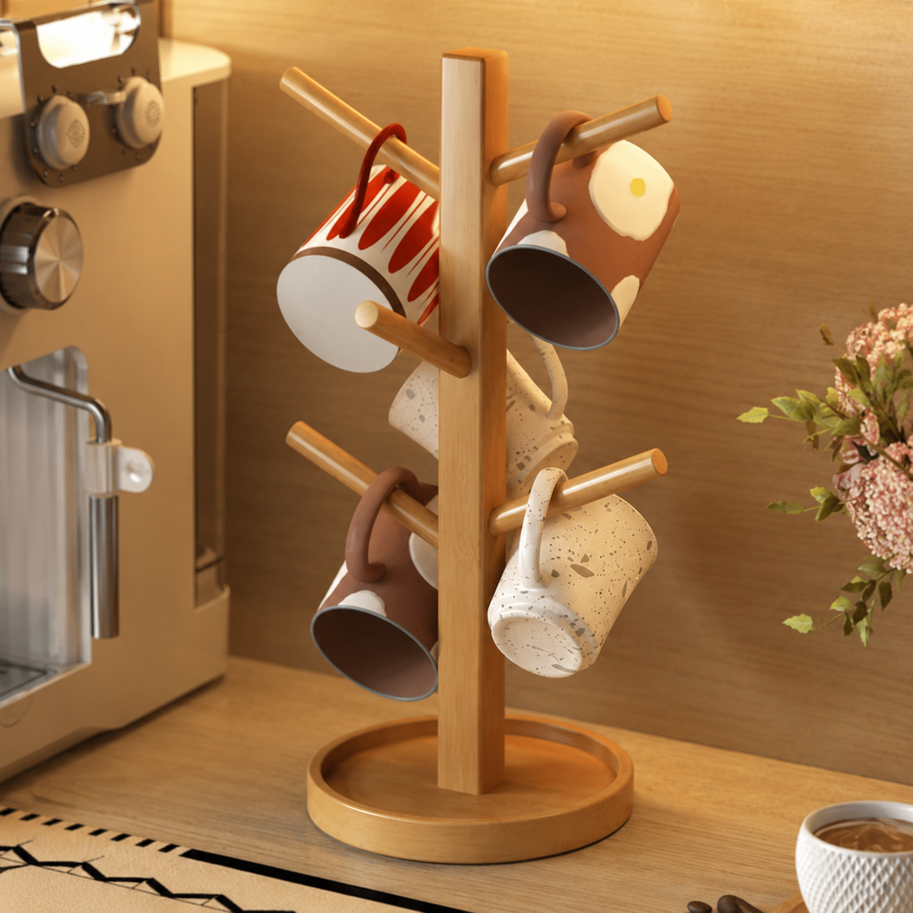 Maison Arbor™ Wooden Mug Stand