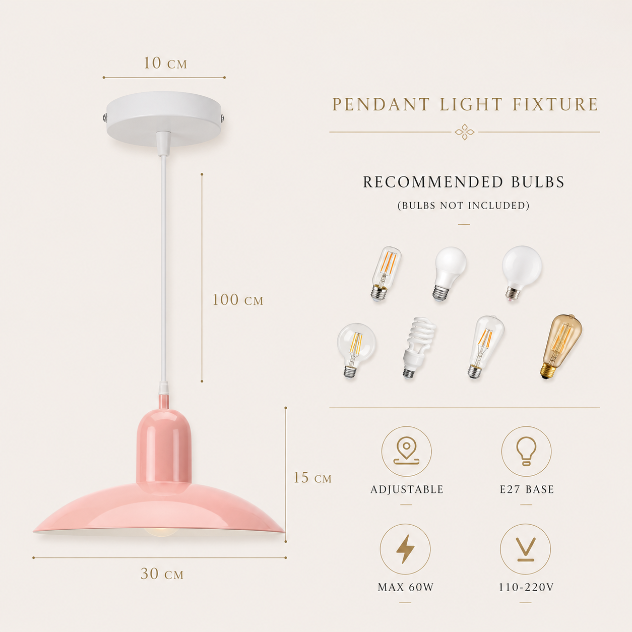 Lunara™ Dome Pendant Light