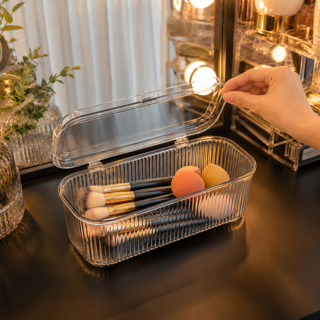 Luxe Crystal Vanity Organizer