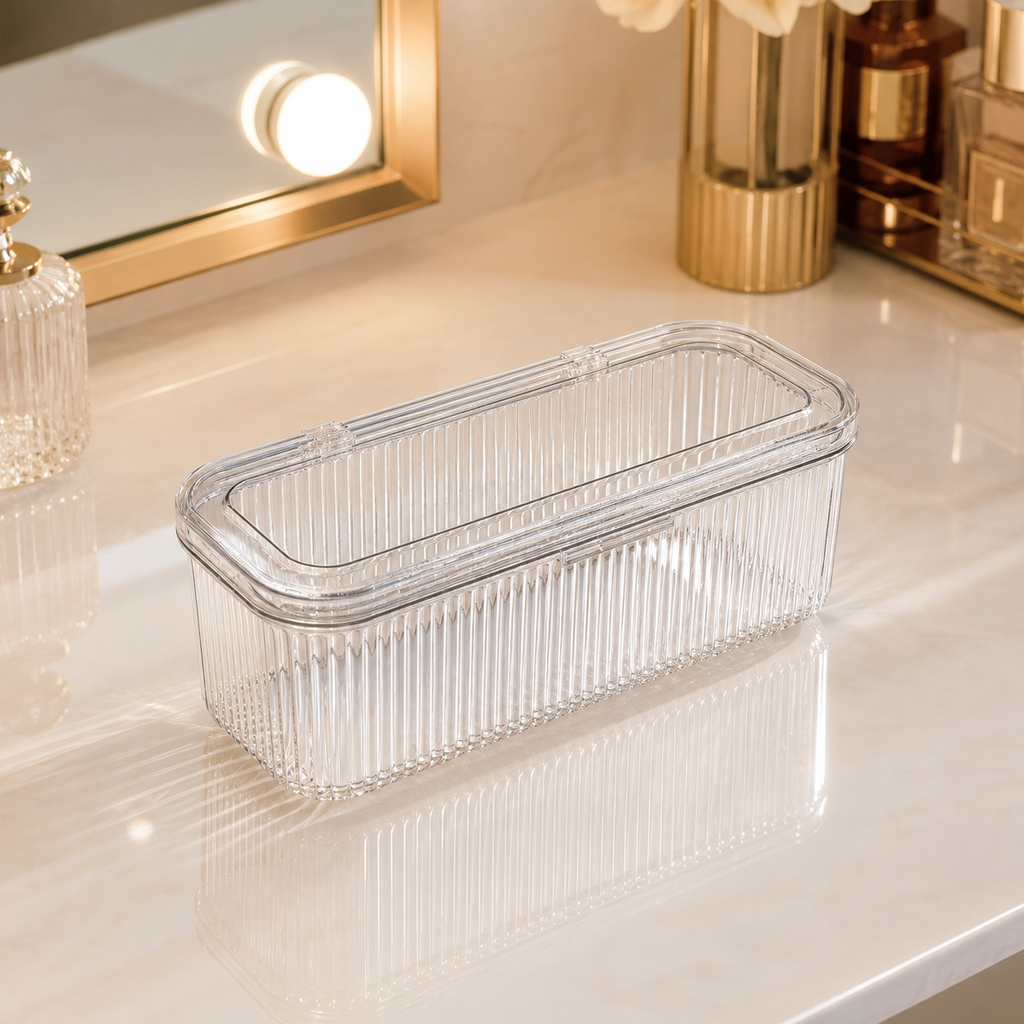 Luxe Crystal Vanity Organizer