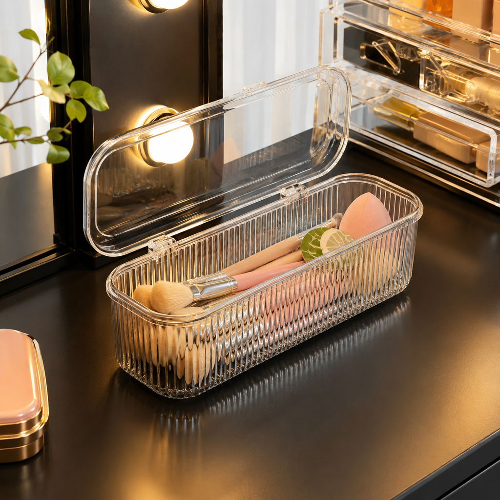Luxe Crystal Vanity Organizer