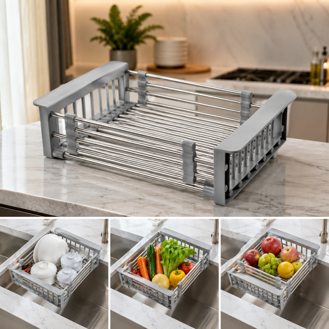 Égouttoir™ Expandable Sink Rack